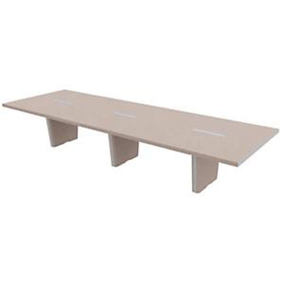 Table de conférence Tario L.420 x 140 cm - Orme gris