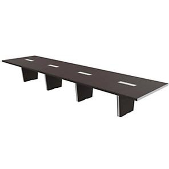 Table de conférence Tario L 560 x 140 cm - Ebène