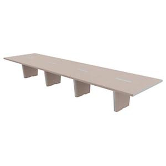 Table de conférence Tario L 560 x 140 cm - Orme gris