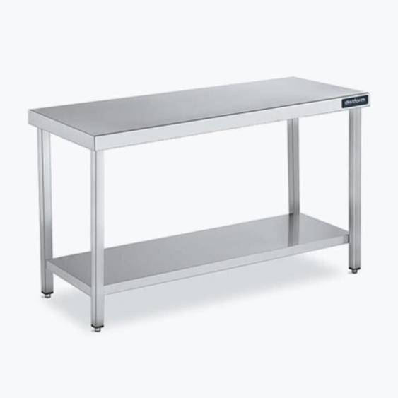 Table de Cuisine - DISTFORM - Inox 18/10 - 120x60cm - Profondeur 550mm - Hauteur 850mm