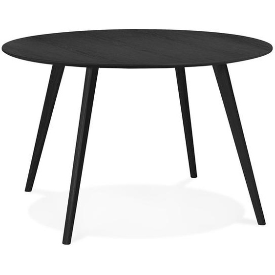 Table de cuisine ronde AMY noire - ø 120 cm