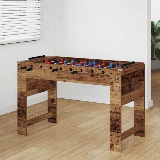 Table de Foosball Bois ancien 125 x 60,5 x 80 cm