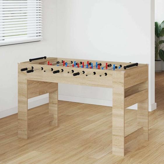 Table de Foosball Chêne Sonoma 125 x 60,5 x 80 cm