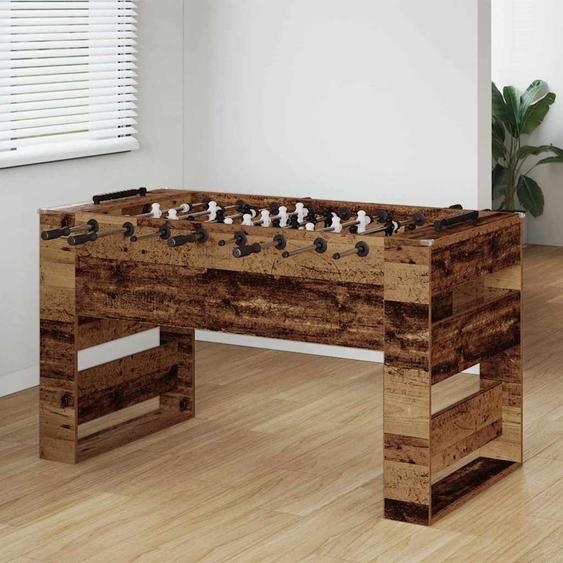 Table de Football 2 pcs Bois ancien 146,5 x 74 x 85 cm