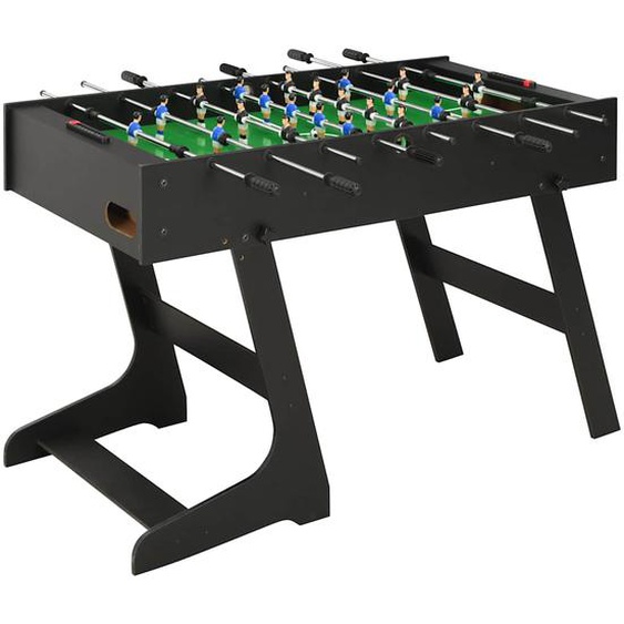 Table de football pliante 121 x 61 x 80 cm Noir