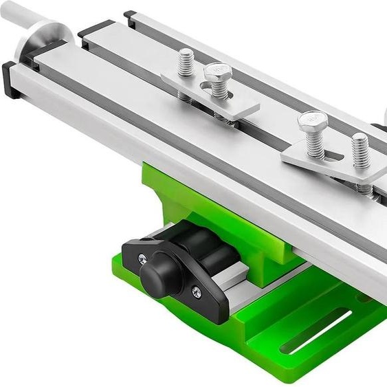 Table de fraiseuse, réglage fin, alliage daluminium durable, argent