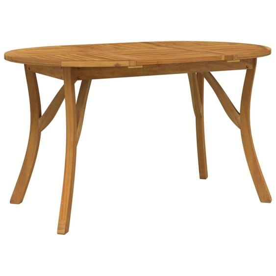 Table de jardin 150x90x75 cm en bois massif dacacia