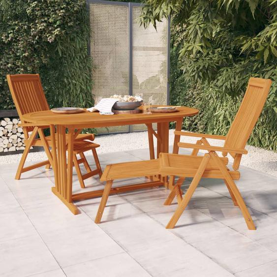 Table de jardin 160x85x75 cm Bois deucalyptus solide