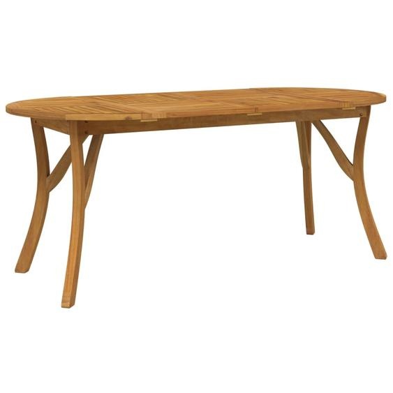 Table de jardin 200x90x75 cm en bois massif dacacia
