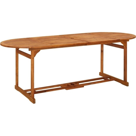 Table à dîner de jardin 220x90x75 cm Bois dacacia massif
