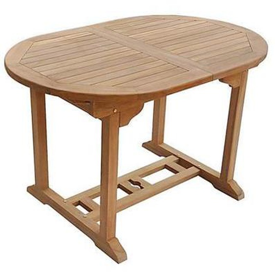 Table de Jardin +BENEFFITO+SALENTO+teck naturel +120/170x80x75 CM