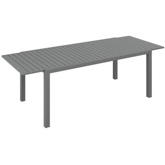 Outsunny - Table de jardin - Aluminium - 240x94x73cm - Gris