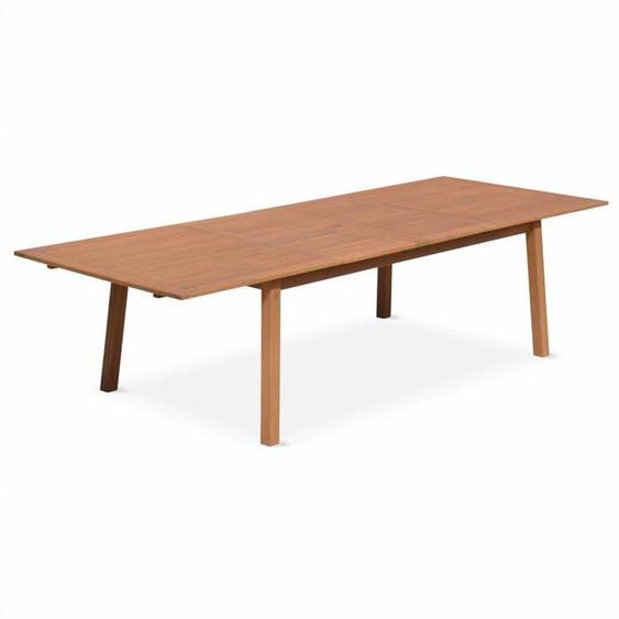 Table de jardin extensible bois deucalyptus 12 places Almeria