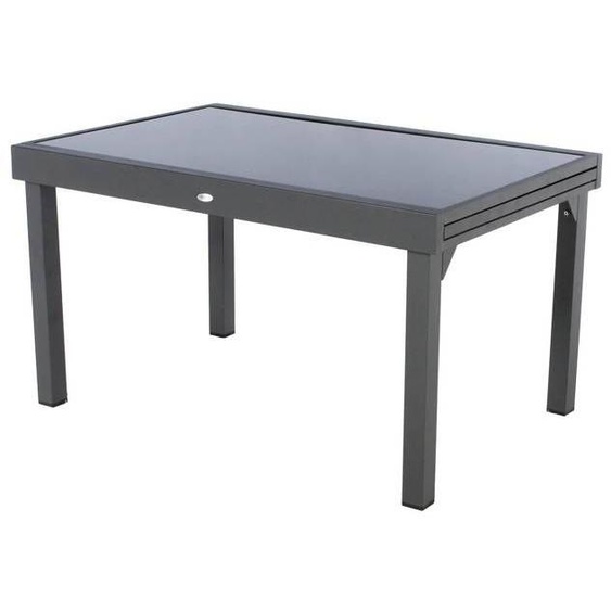 Table de jardin extensible Piazza Anthracite & Graphite - Graphite - Hespéride