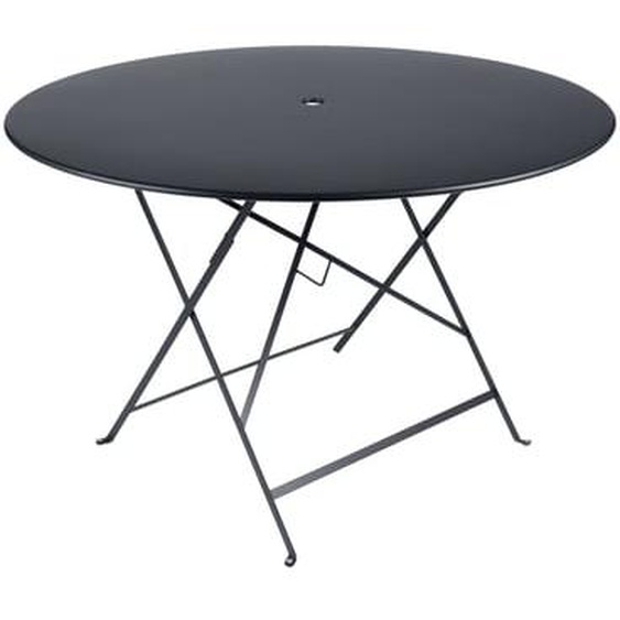 Table de jardin pliable Bistro carbone Ø117 cm