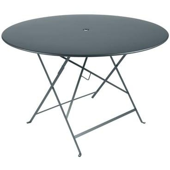 Table de jardin pliable Bistro gris orage Ø117 cm