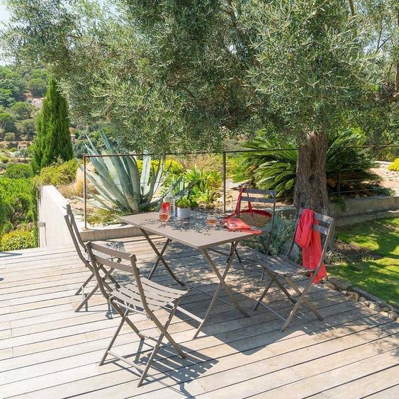 Table de jardin pliante rectangulaire GREENSBORO Tonka 4 places - Acier traité époxy, Traitement antirouille renforcé Hespéride