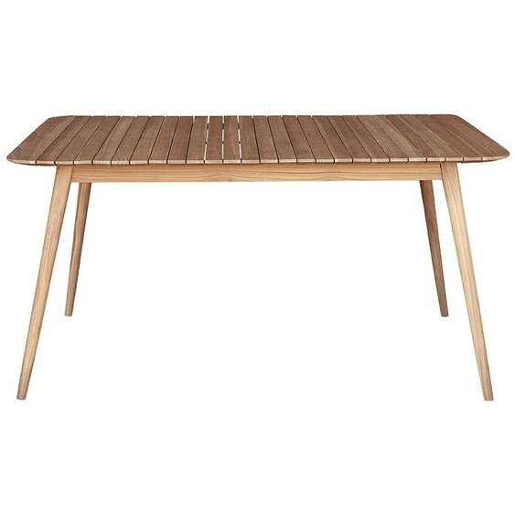 Table de jardin rectangulaire 4/6p en teck massif NAPLES