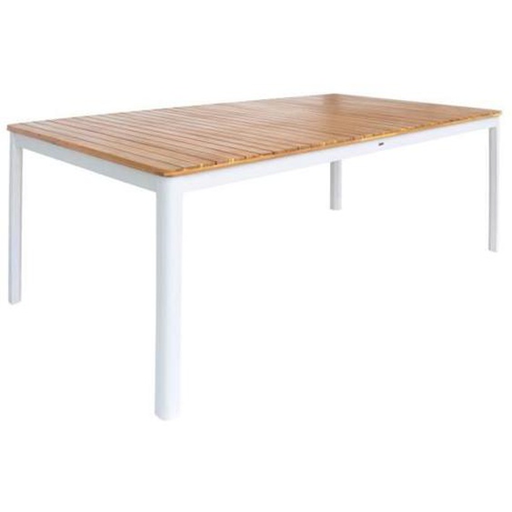 Table de jardin - SWEEEK - SENORA - Acacia blanc - 10 places - 200 x 100 x 75 cm