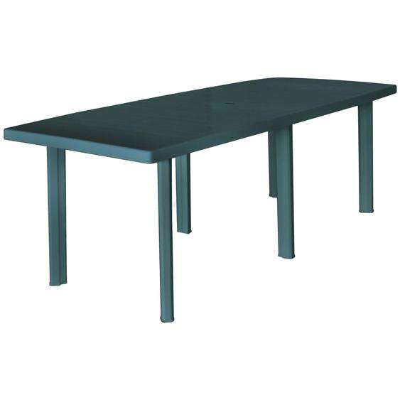 Table de jardin Vert 210 x 96 x 72 cm Plastique