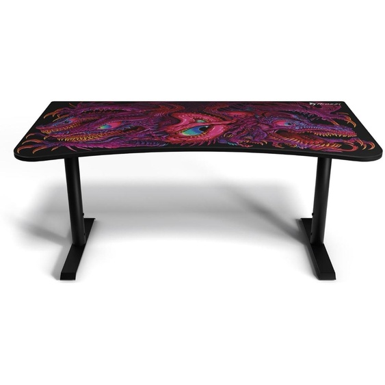 Arozzi Arena Large Bureau Gaming - 160 x 82 x 71-81 cm - Crawling Chaos