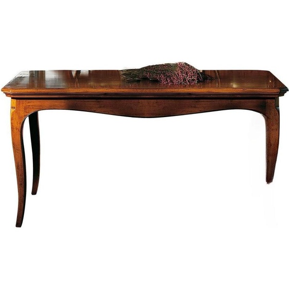 Table de luxe Blanc Bois Tables Table de salle à manger Design Italien Marron Nouveau