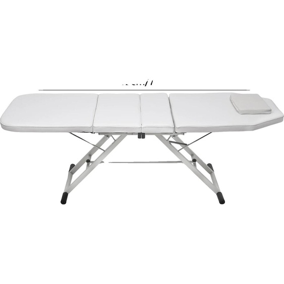Table de massage, dossier réglable, design portable, BLANC