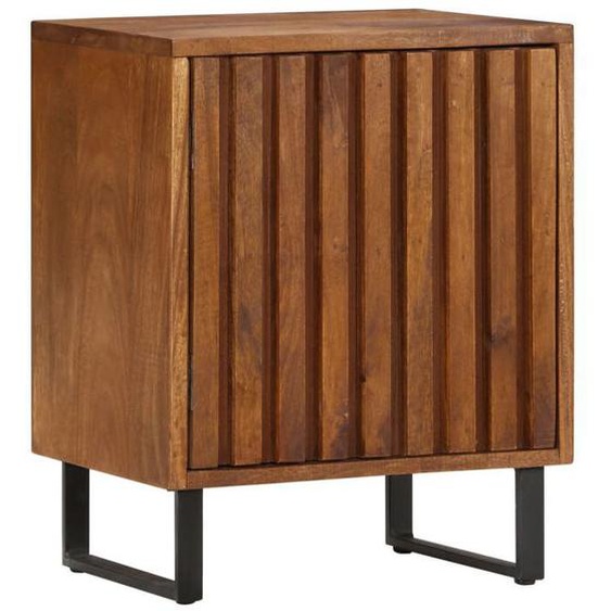 Table de nuit chevet commode armoire meuble chambre 40x30x50 cm bois de manguier massif