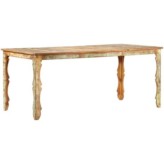 Table de salle à manger 180x90x76cm Bois de récupération solide