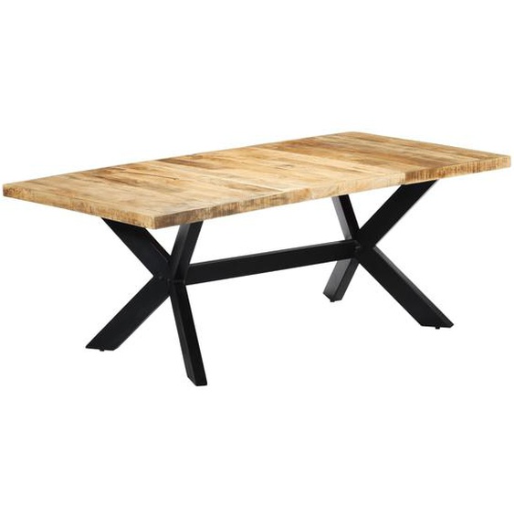 Table de salle à manger 200x100x75 cm Bois de manguier solide
