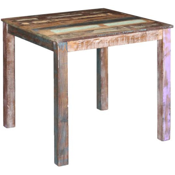 Table de salle à manger Bois de récupération massif 80x82x76 cm