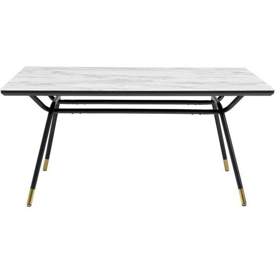 Table de salle à manger - KARE - South Beach - 160x90cm - Verre - 6 places - Contemporain