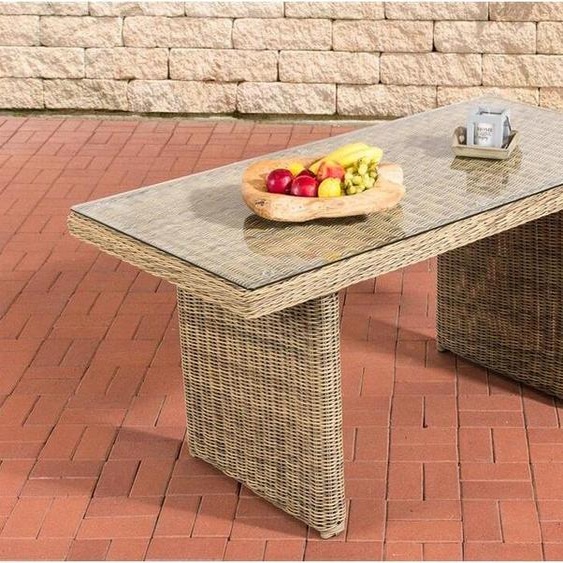 Table de salle à manger La Gomera 160 verre clair