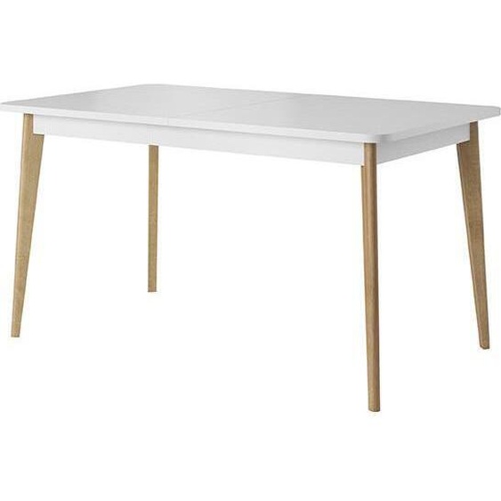 Table de salle à manger moderne en bois Table en bois 140/180cm Salle à manger extensible