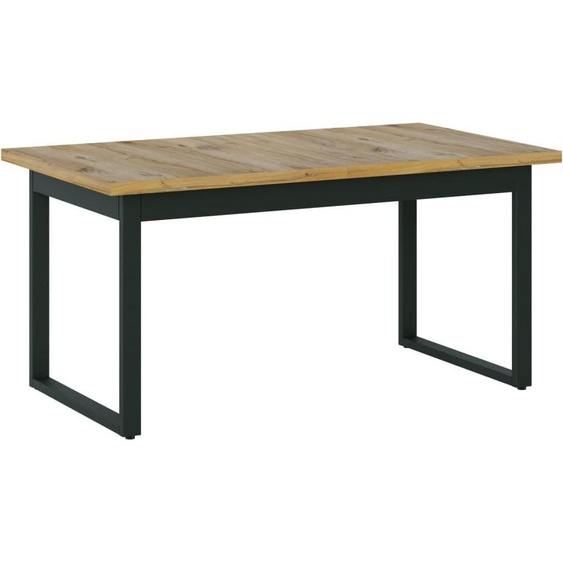 Table de salle à manger moderne extensible sur patins Ravenna