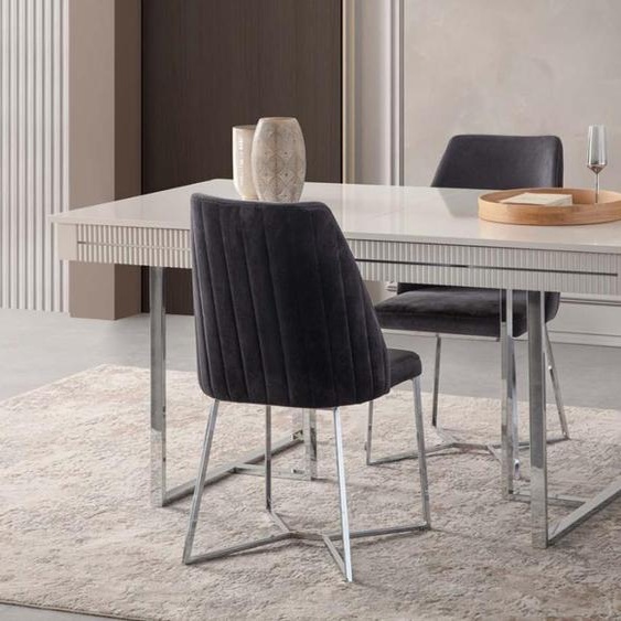 Table de salle à manger moderne Table de salle à manger extensible Bois Blanc