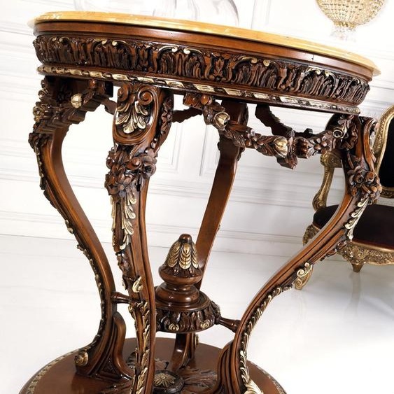 Table de salle à manger style antique Meubles en bois massif Tables de salle à manger italiennes Table en bois