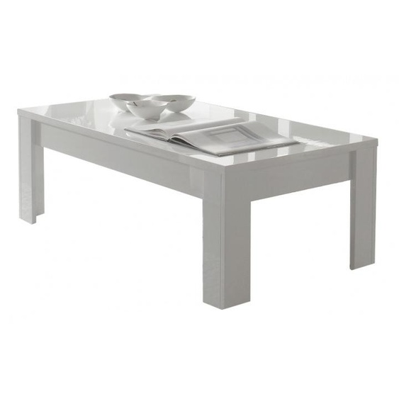 Table de salon laquée blanche - Konrad