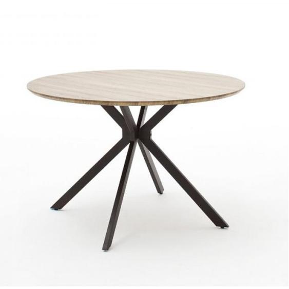 Table de séjour ronde FOCE 120 cm chêne sauvage