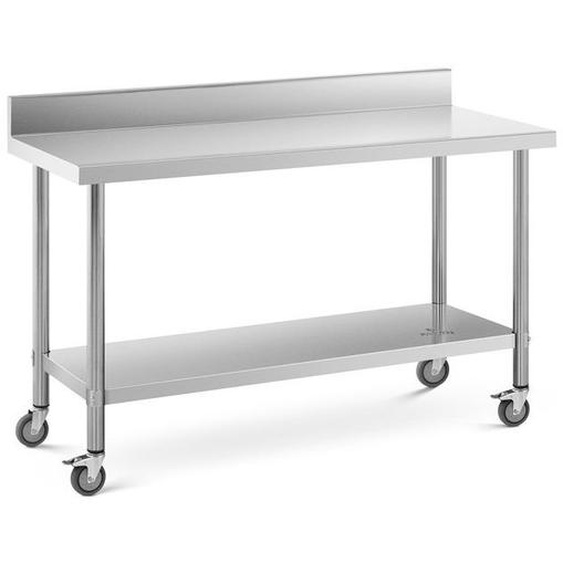 Table de travail - ROYAL CATERING - RCAT-150/60-WS - Inox - 60 x 150 cm - 160 kg de capacité