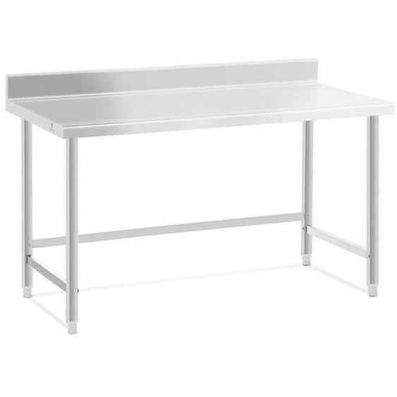 Table de travail acier inoxydable plan de travail en inox plan de travail professionnel table de travail cuisine adossee