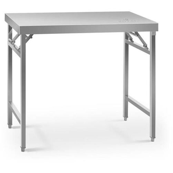 Table de travail pliante cuisine professionnel acier inoxydable 60 x 100 cm capacite de 200 kg