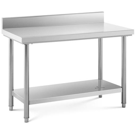Table de travail - ROYAL CATERING - RCWT-120X60SB - Inox - 120x60cm - Capacité 137kg