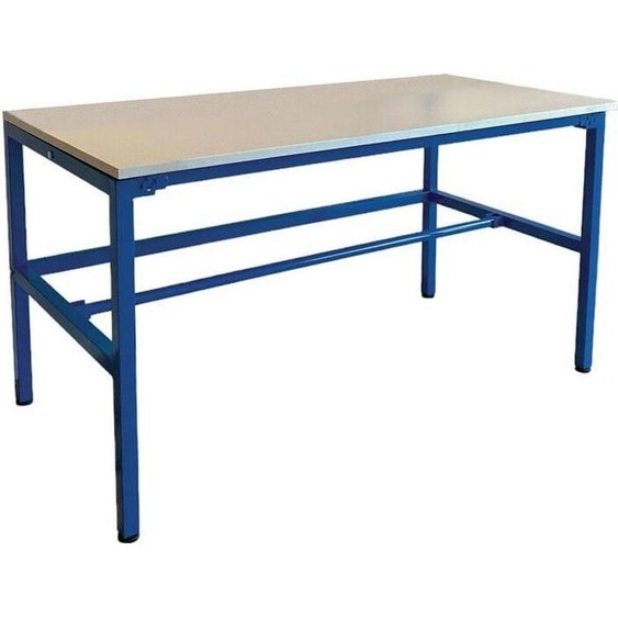 Table demballage L1600xP800xH850mm Plan de travail mélaminé GEWA