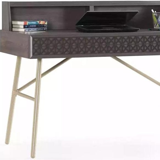 Table dordinateur Bureau en bois Table de bureau Gris Table denfant de luxe