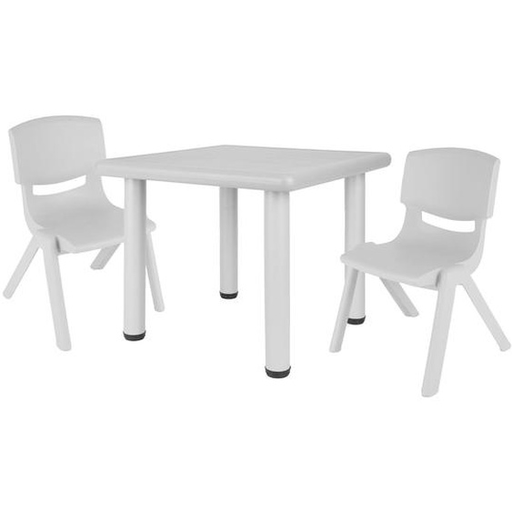 Table Enfant Avec 2 Chaises Gris