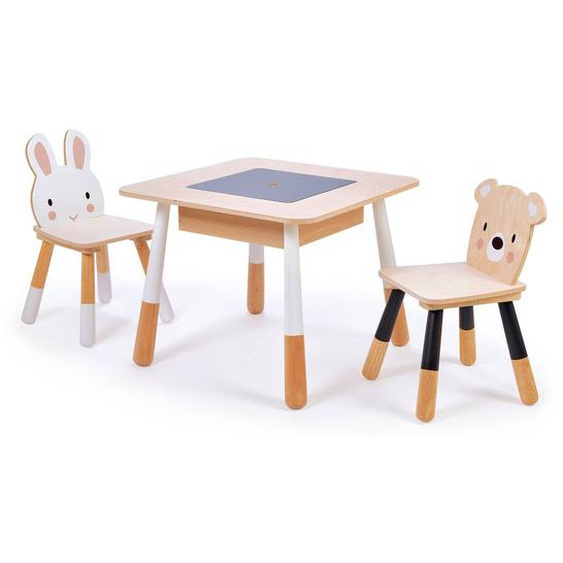 Table Et Chaises Forêt Pour Enfant Beige