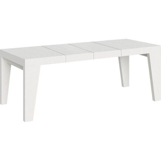 Table extensible 200/304x90 cm Naxy Premium frêne blanc
