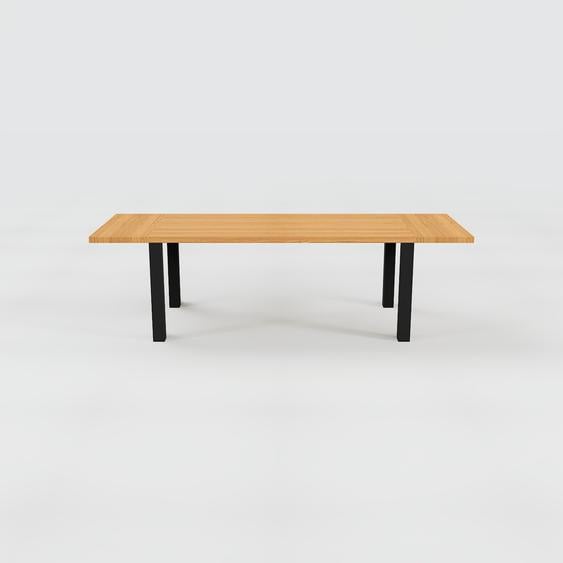Table extensible - Chêne,, plateau de table élégant, avec deux rallonges - 260 x 75 x 90 cm, modulable