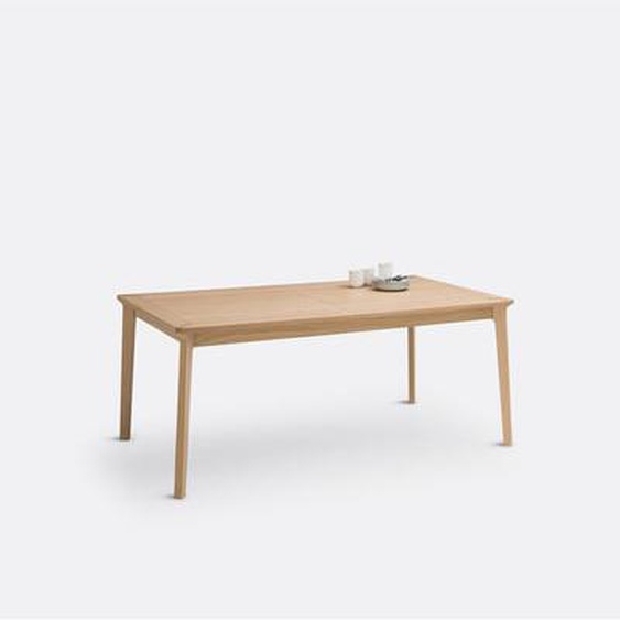 Table extensible plaqué chêne 6/10 couverts, Pully